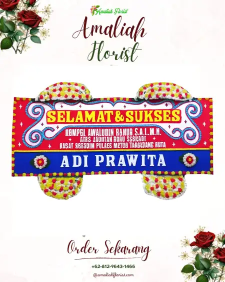 Papan Bunga Ucapan Selamat Pagerukir